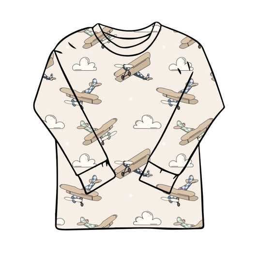 Vintage Airplanes Long Sleeve T-Shirt
