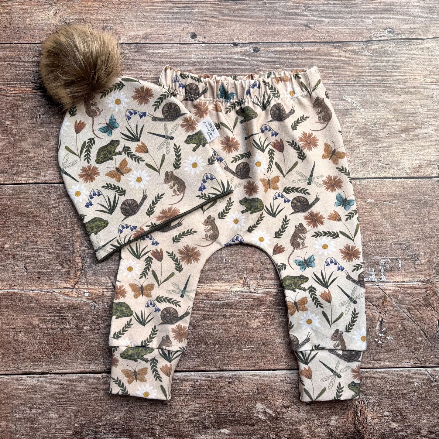 Busy Meadow Toddler & Child Bobble Hat