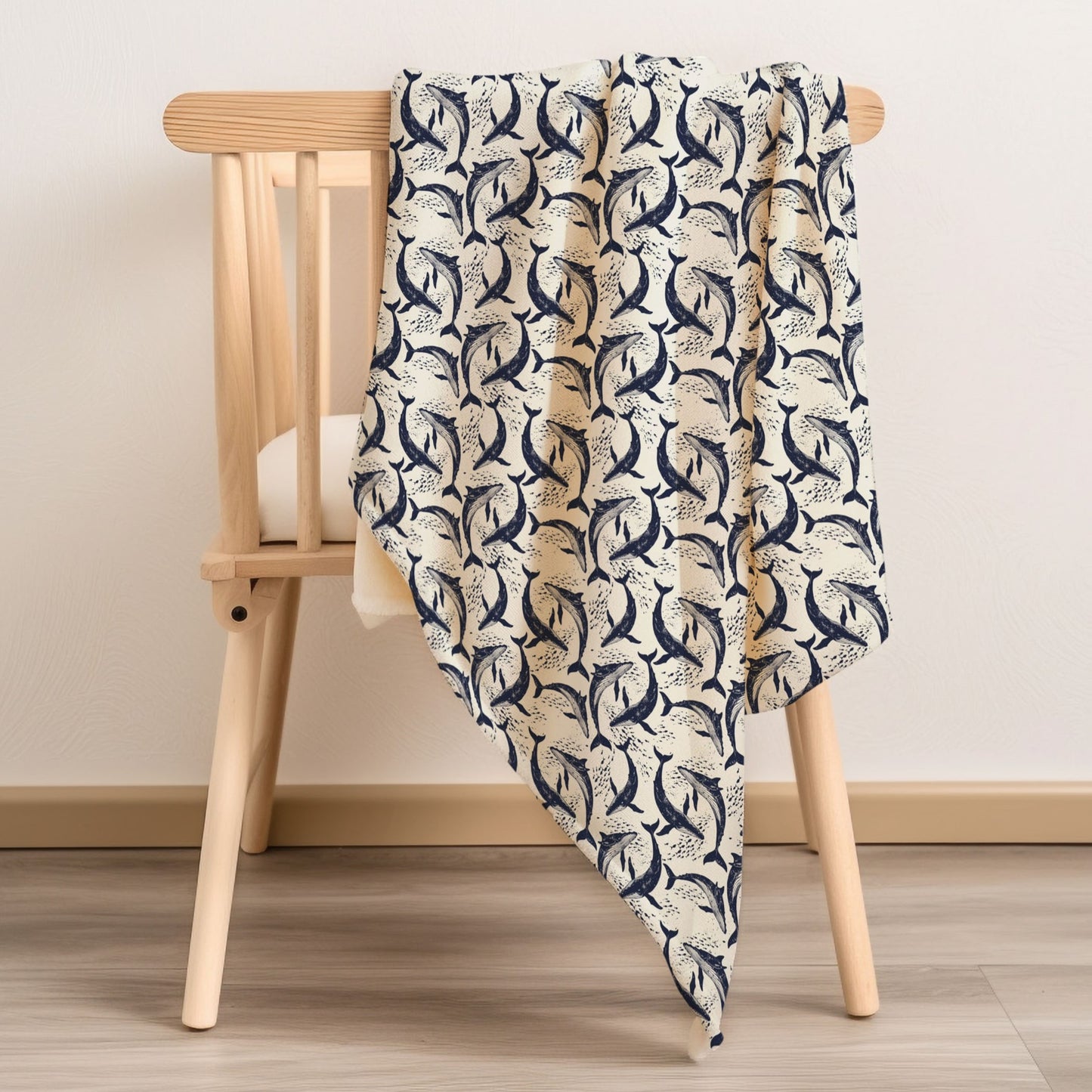 Whale Pod Snuggle Blanket