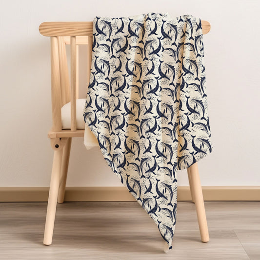 Whale Pod Snuggle Blanket