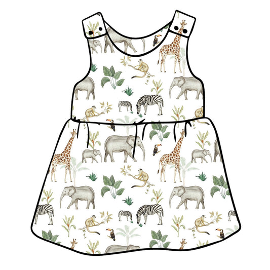 Safari Pinafore Dress