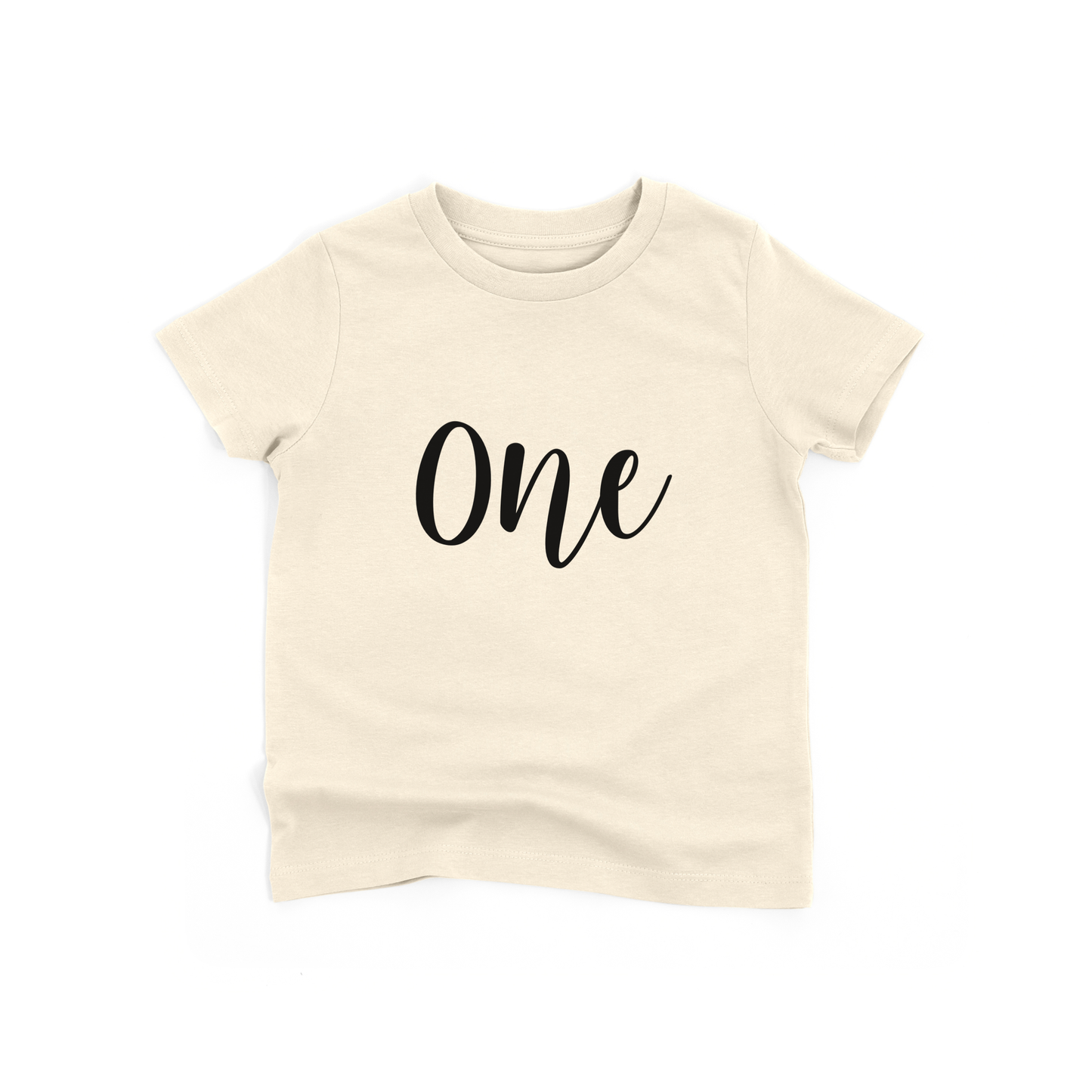 Milestone Age T-Shirt - script font