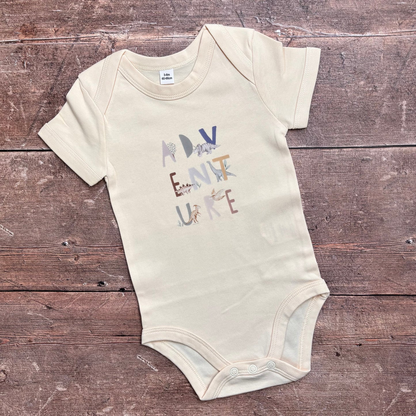 Adventure Short Sleeve T-Shirt 0-6m (natural)