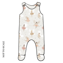 Load image into Gallery viewer, Ballerina Fairies Footed Romper
