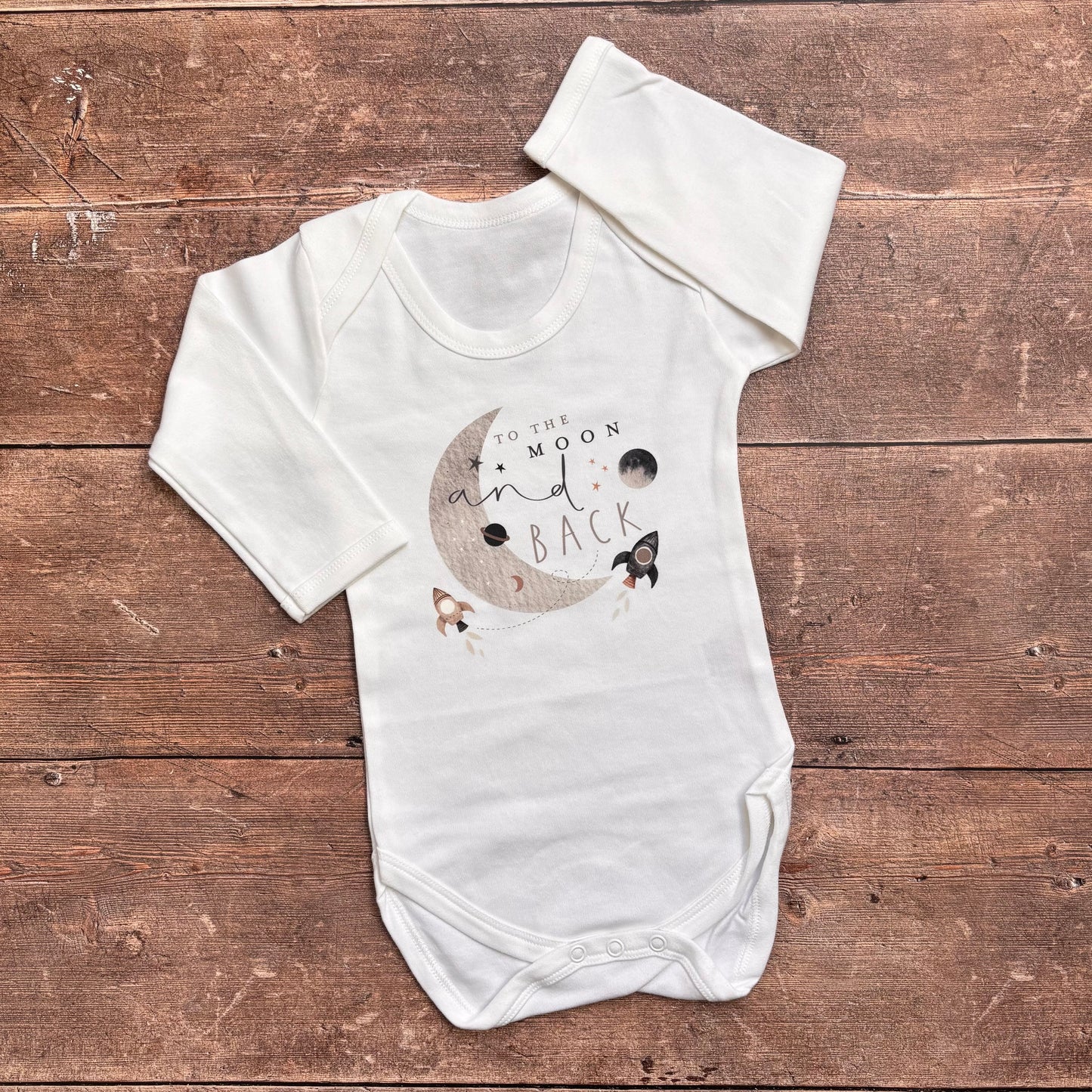 Little moon child long sleeve bodysuit 6-12m