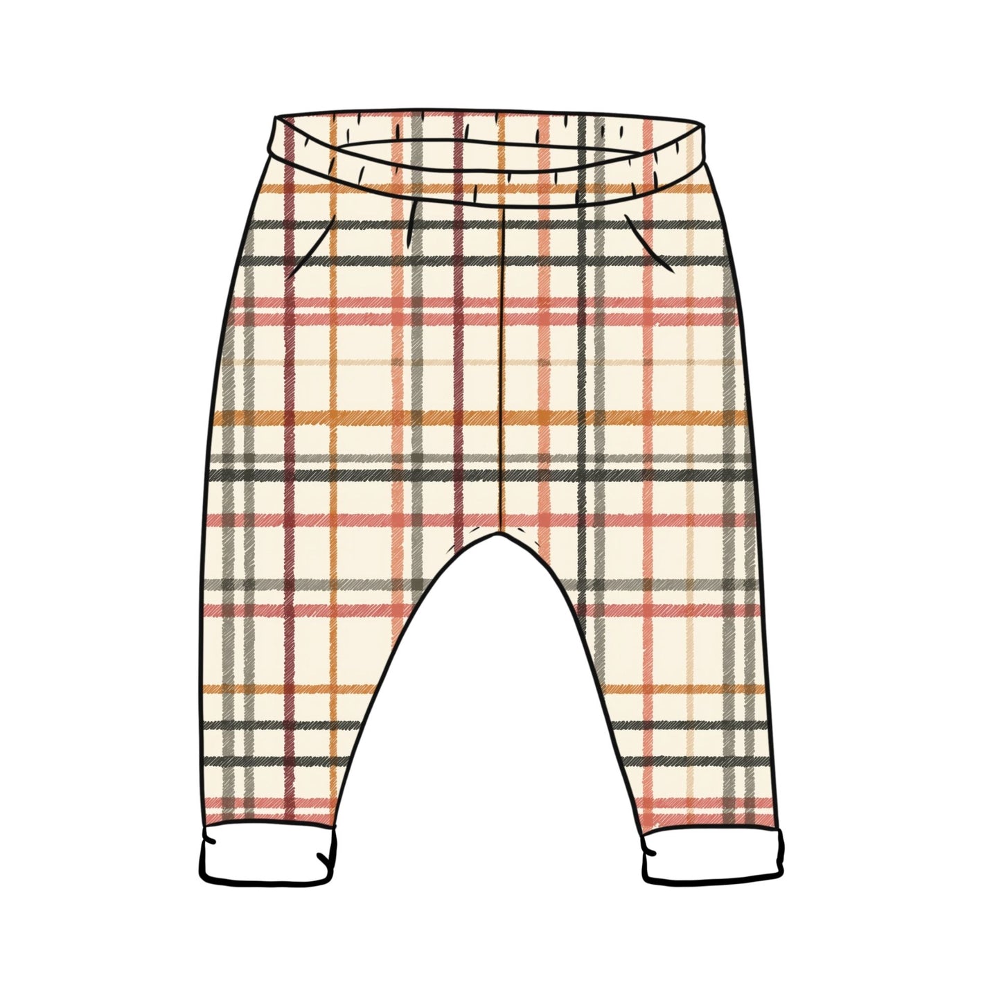 Rustic Plaid Toddler & Child Leggings