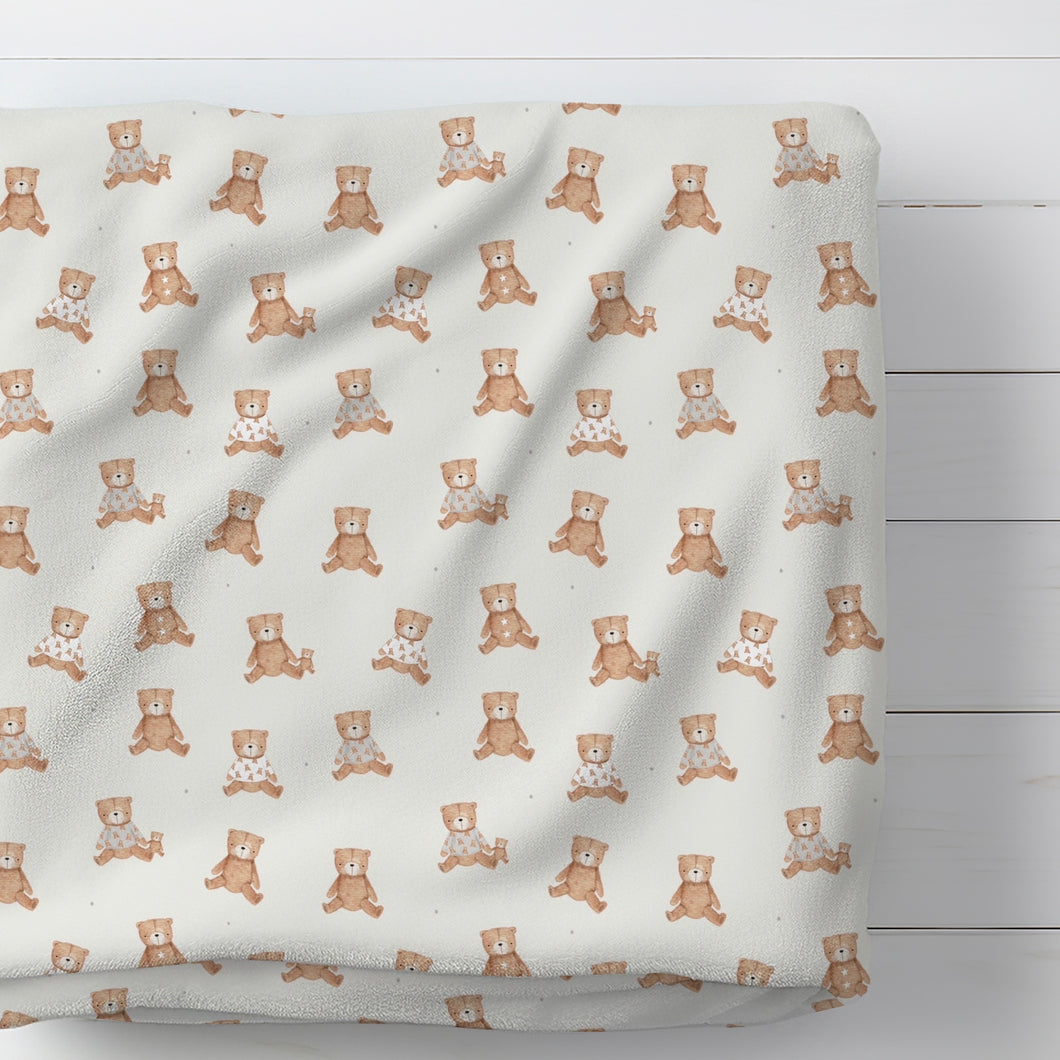 Teddy Bears Sherpa Blanket