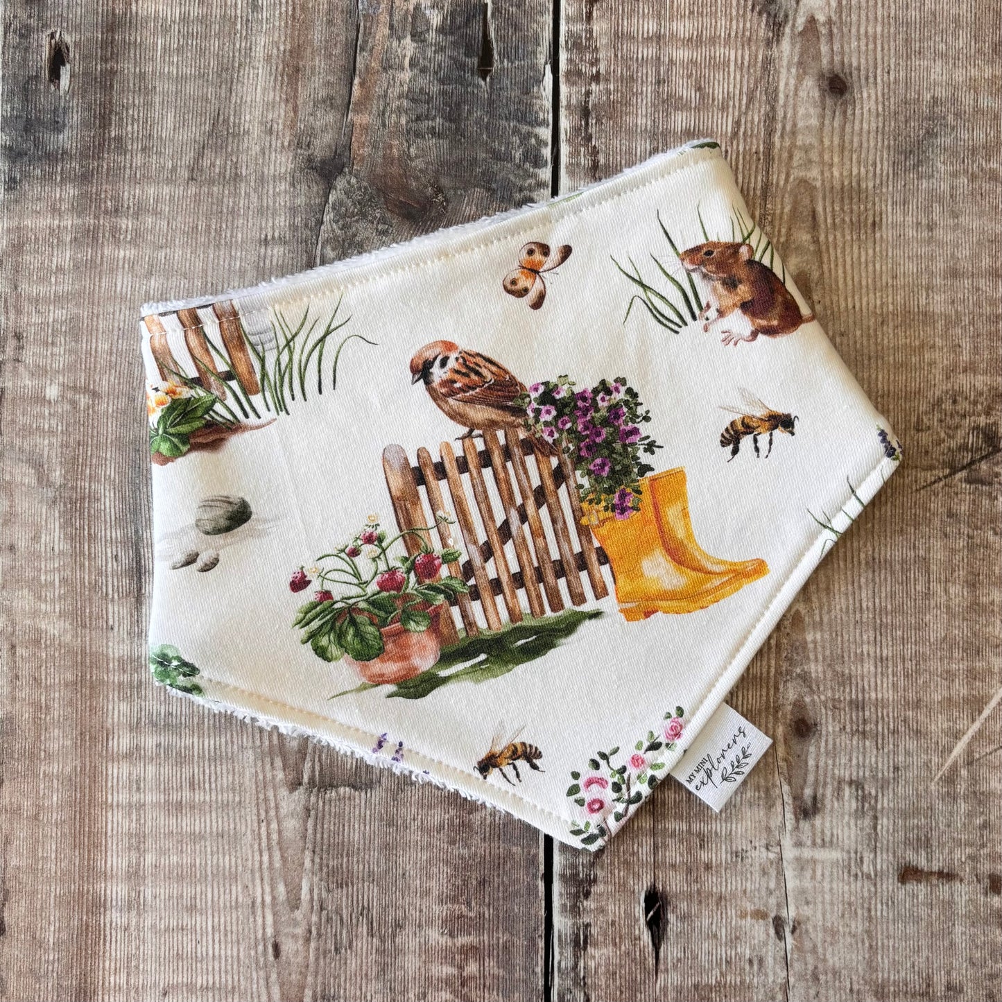 Garden Wildlife Dribble Bib