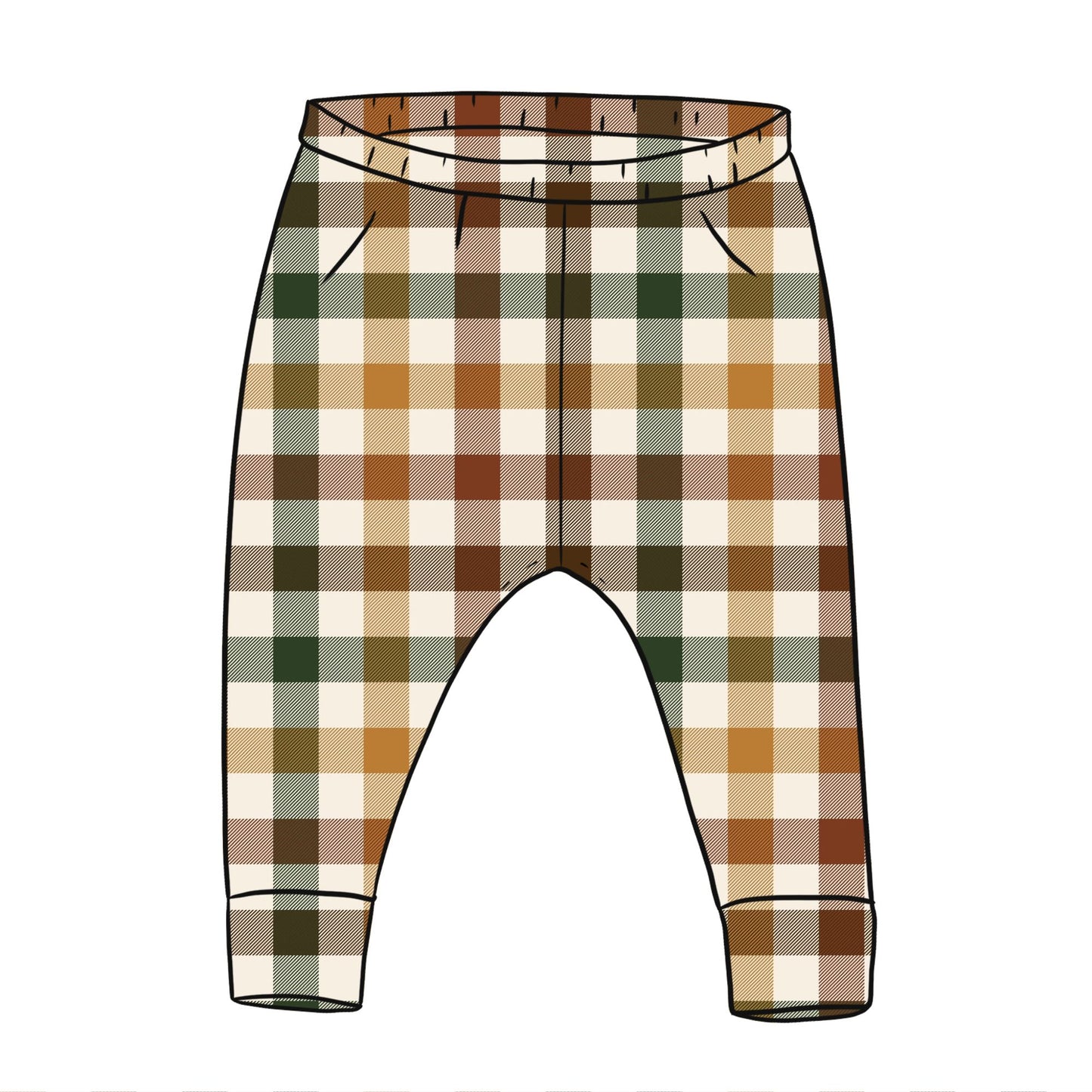 Autumn Plaid Toddler & Child Leggings