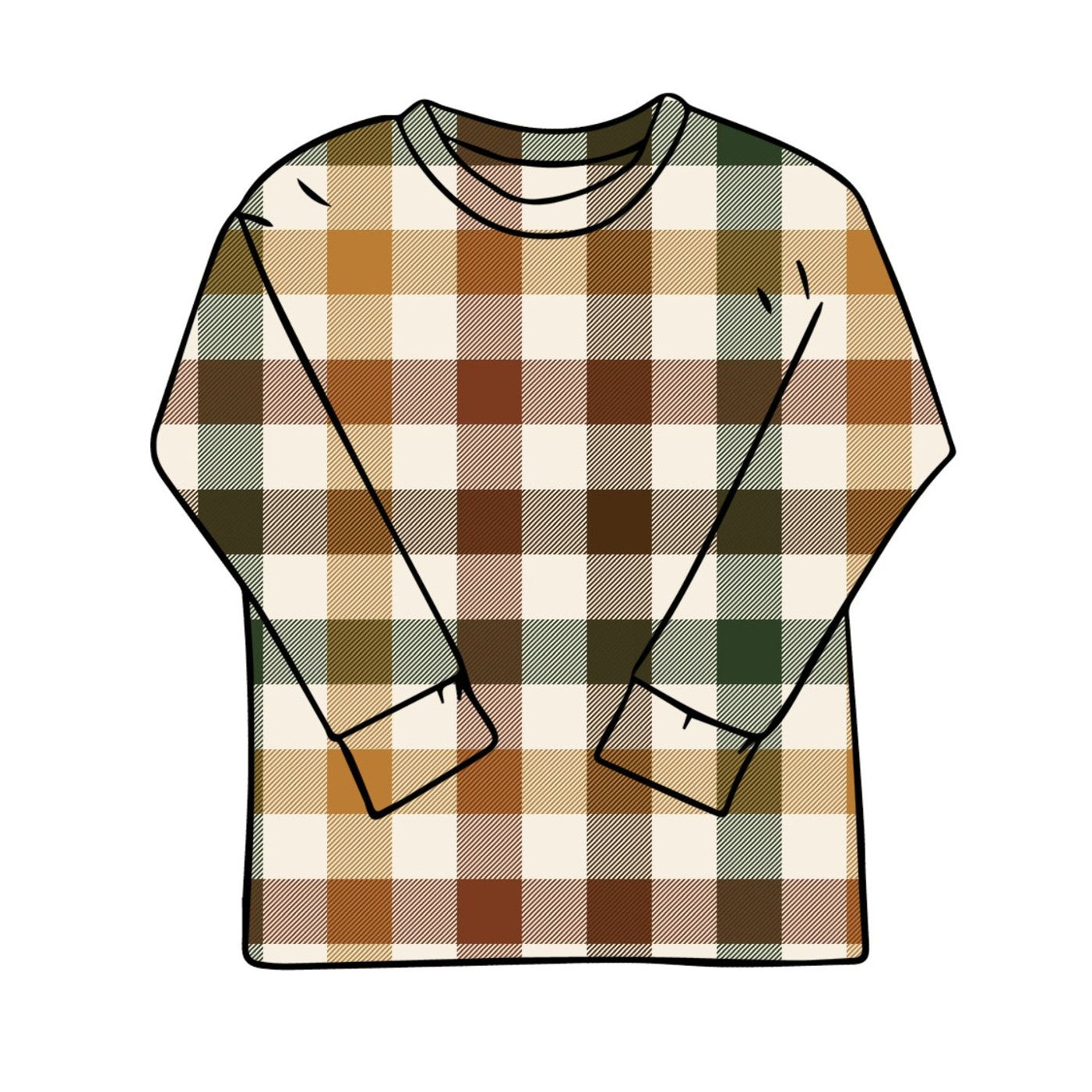 Autumn Plaid Child & Baby Long Sleeve T-Shirt