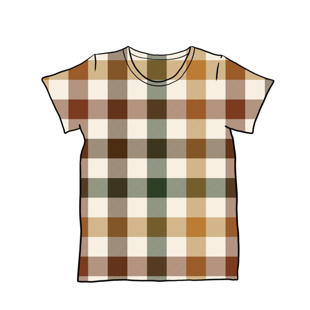 Autumn Plaid Child & Baby T-Shirt