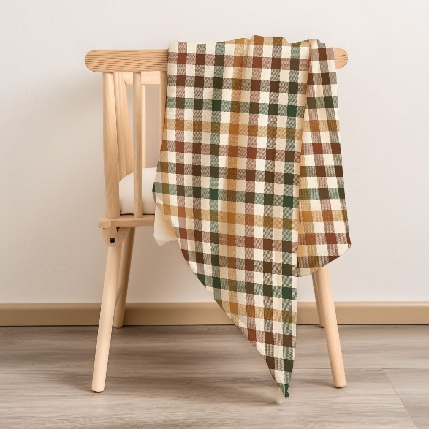 Autumn Plaid Child & Baby Snuggle Blanket