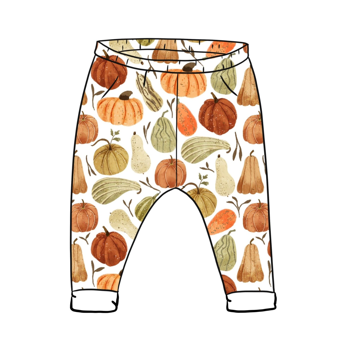 Autumn Squashes Toddler & Child Leggings