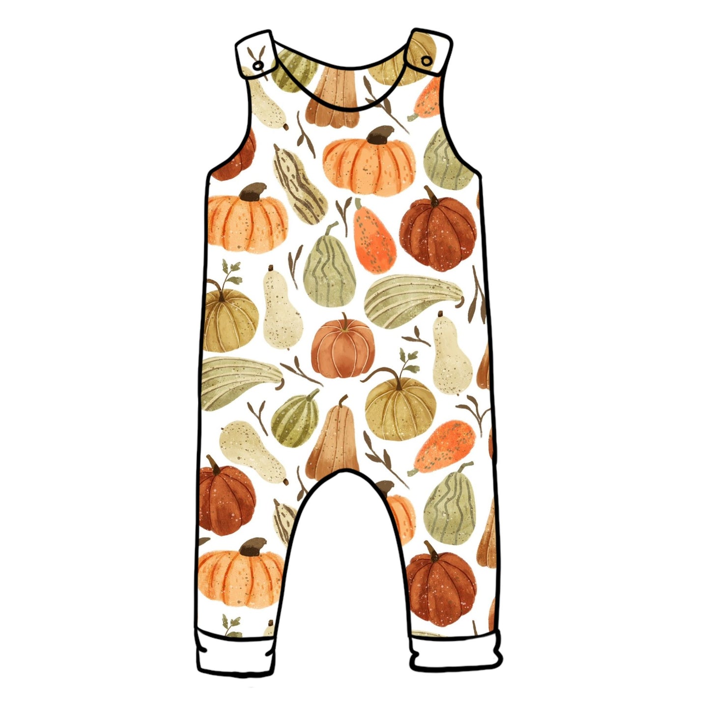 Autumn Squashes Child & Baby Full Length Romper