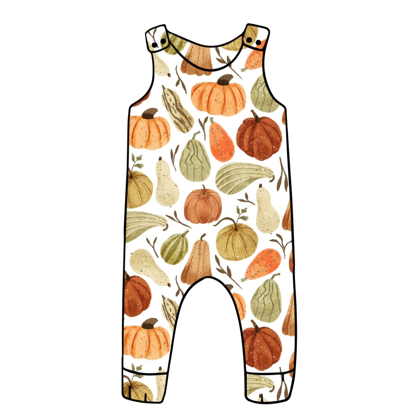 Autumn Squashes Child & Baby Full Length Romper