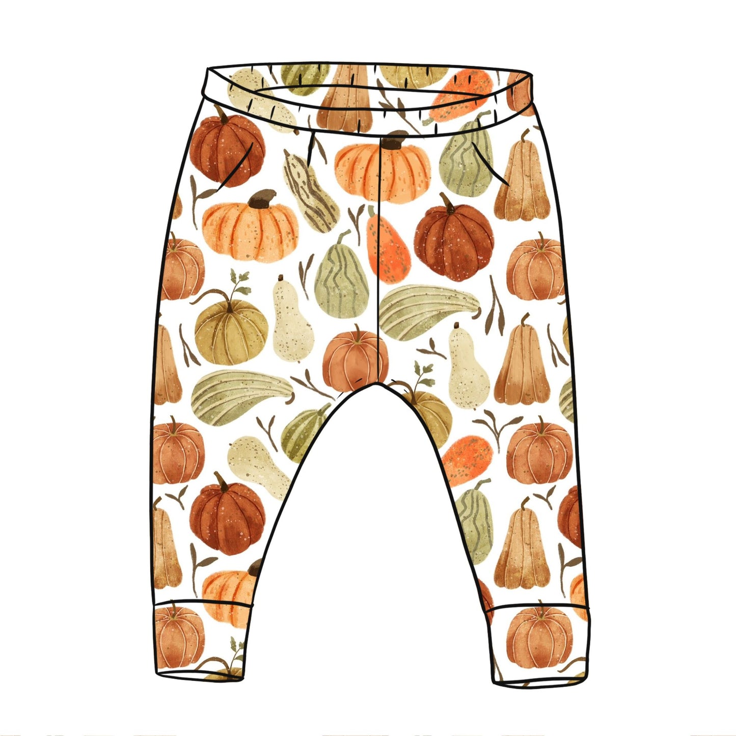 Autumn Squashes Toddler & Child Leggings