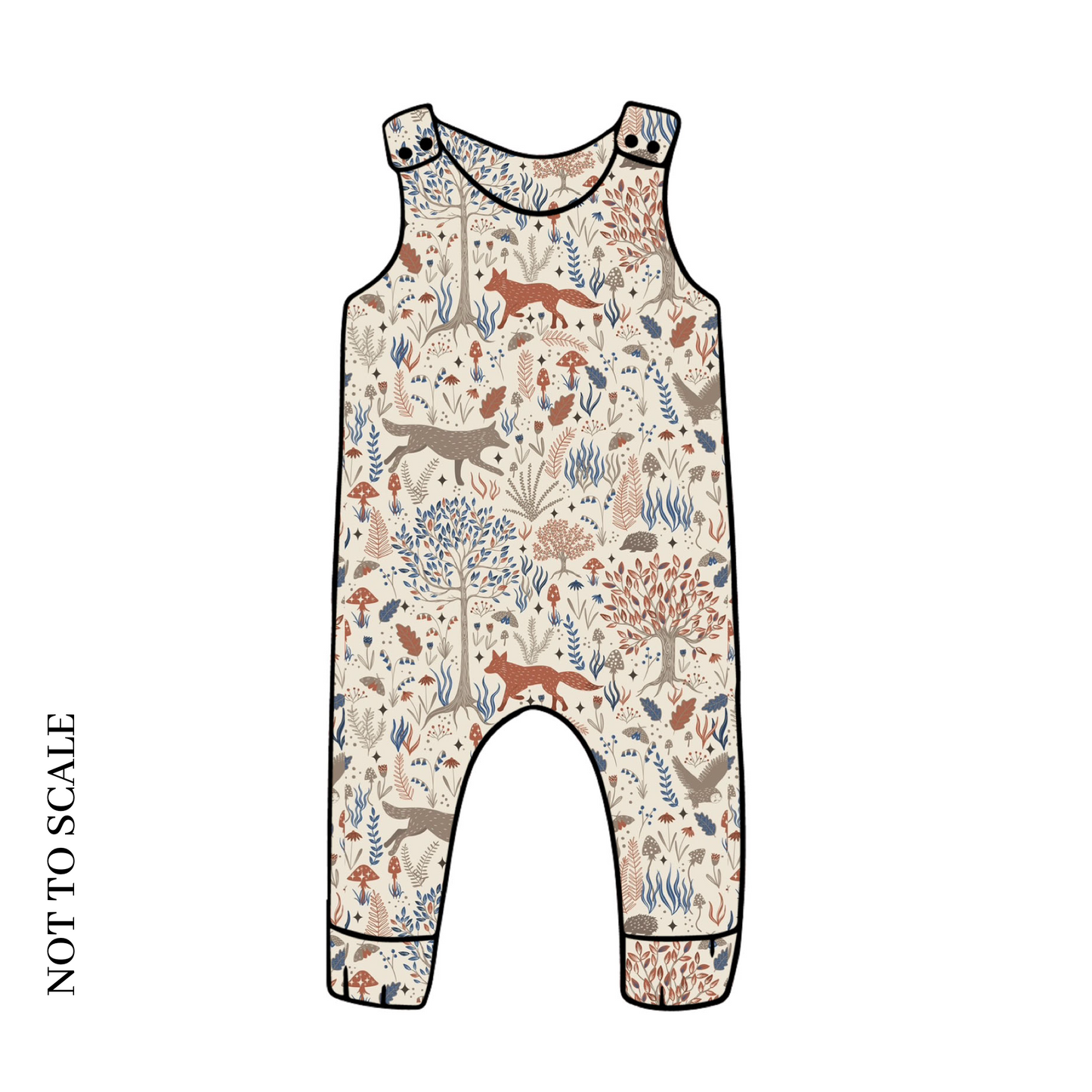 Autumn Forest Romper
