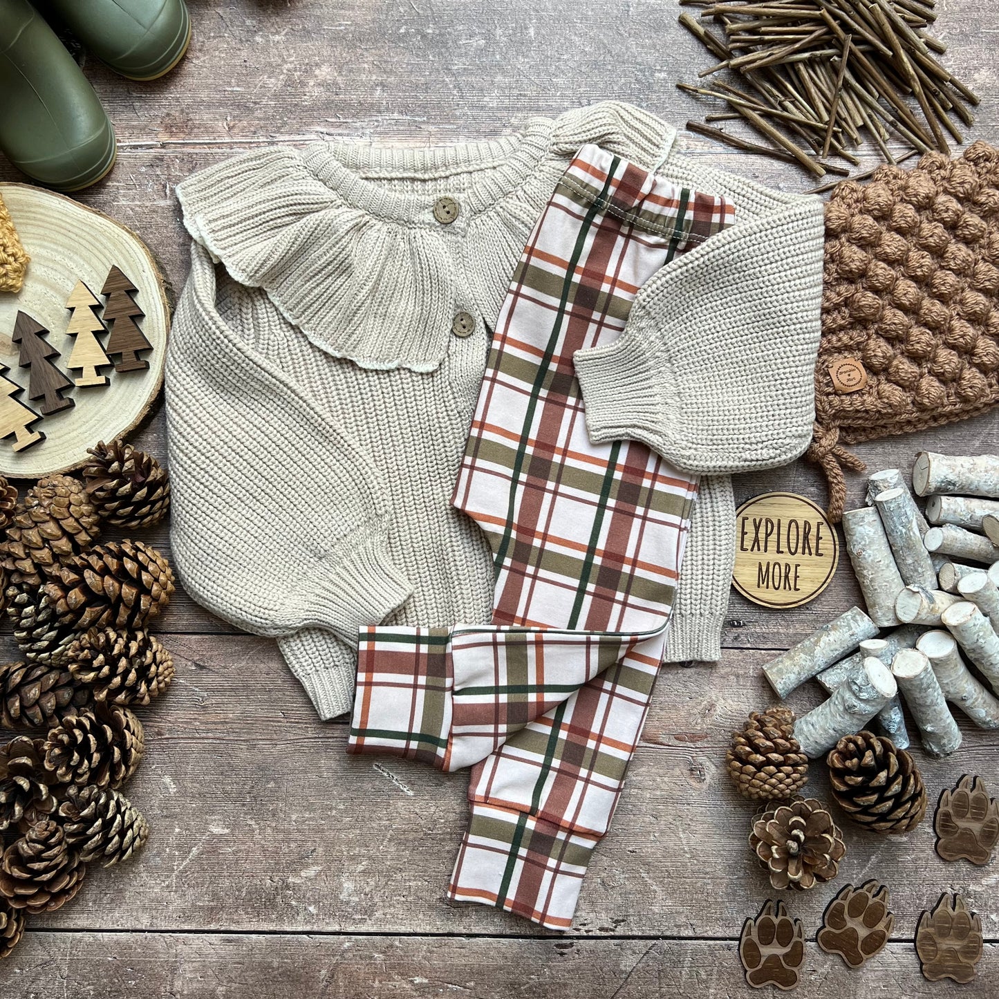 Wild Wood Check Harems