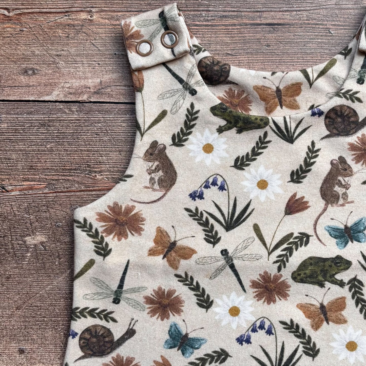 Busy Meadow Romper 3-6m