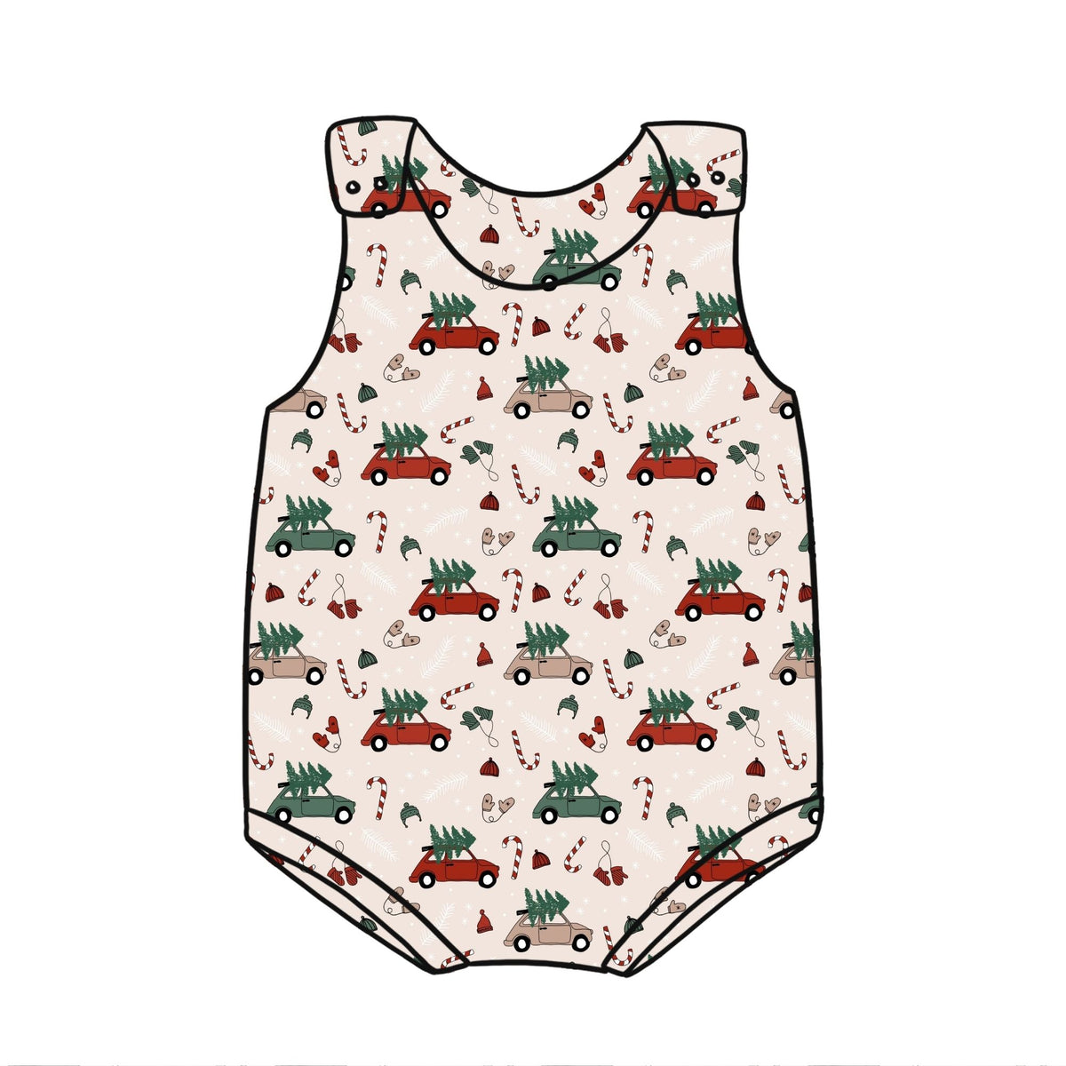 Picking the Tree Child & Baby Bloomer Romper