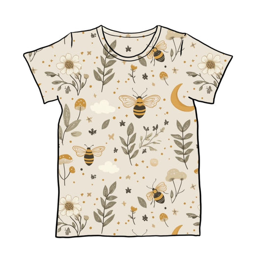 Bees & Moon Child & Baby T-Shirt