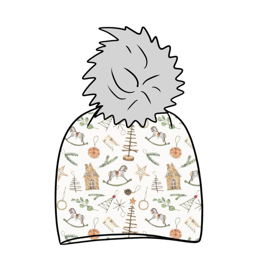 Scandi Christmas Child & Baby Bobble Hat