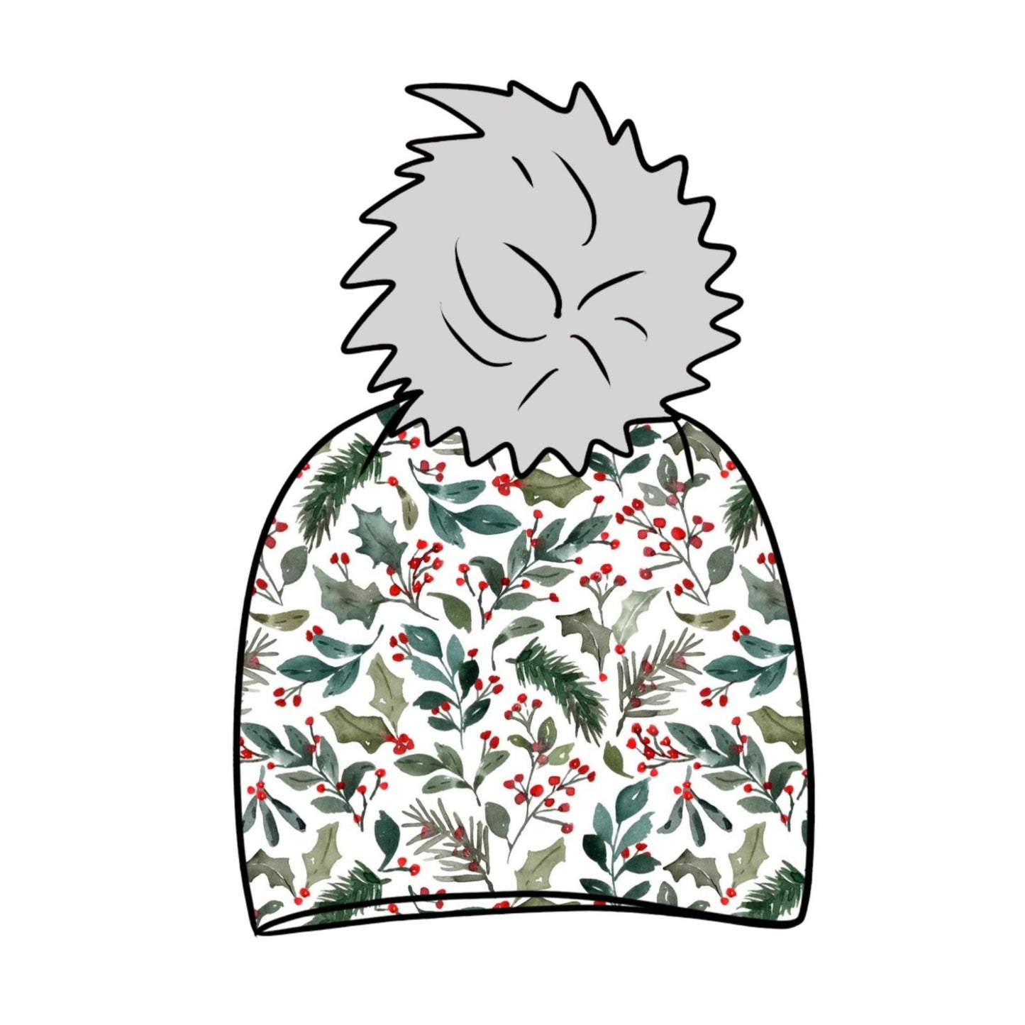 Winter Berries Child & Baby Bobble Hat