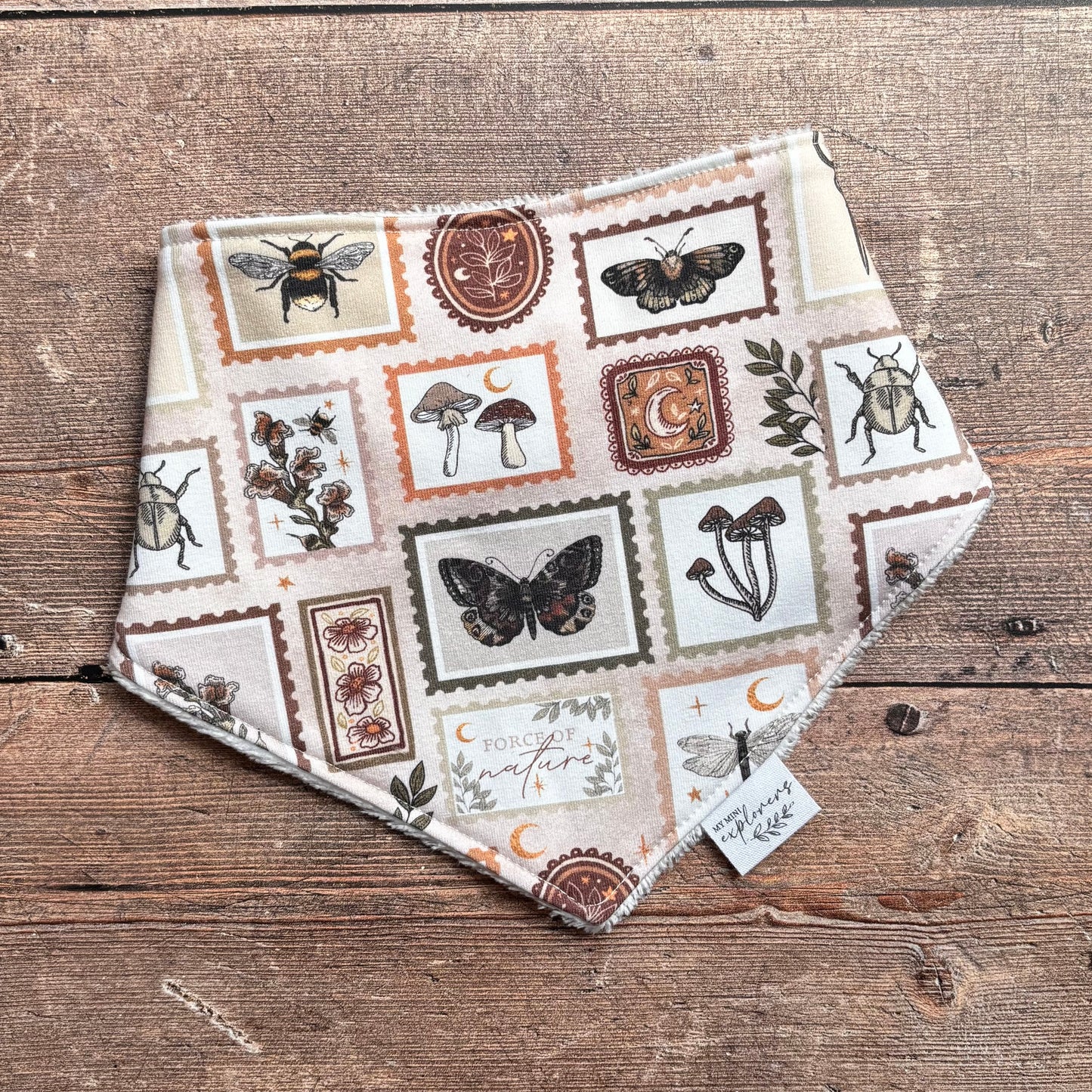 Botany Stamps Baby & Toddler Dribble Bib