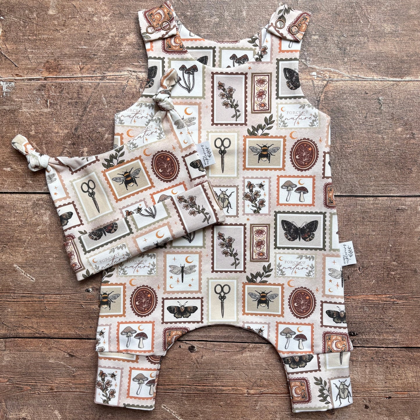 Botany Stamps Child & Baby Full Length Romper