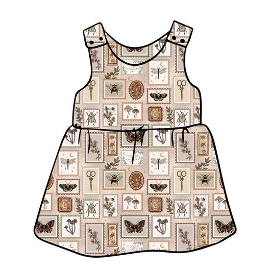 Botany Stamps Child & Baby Pinafore Dress