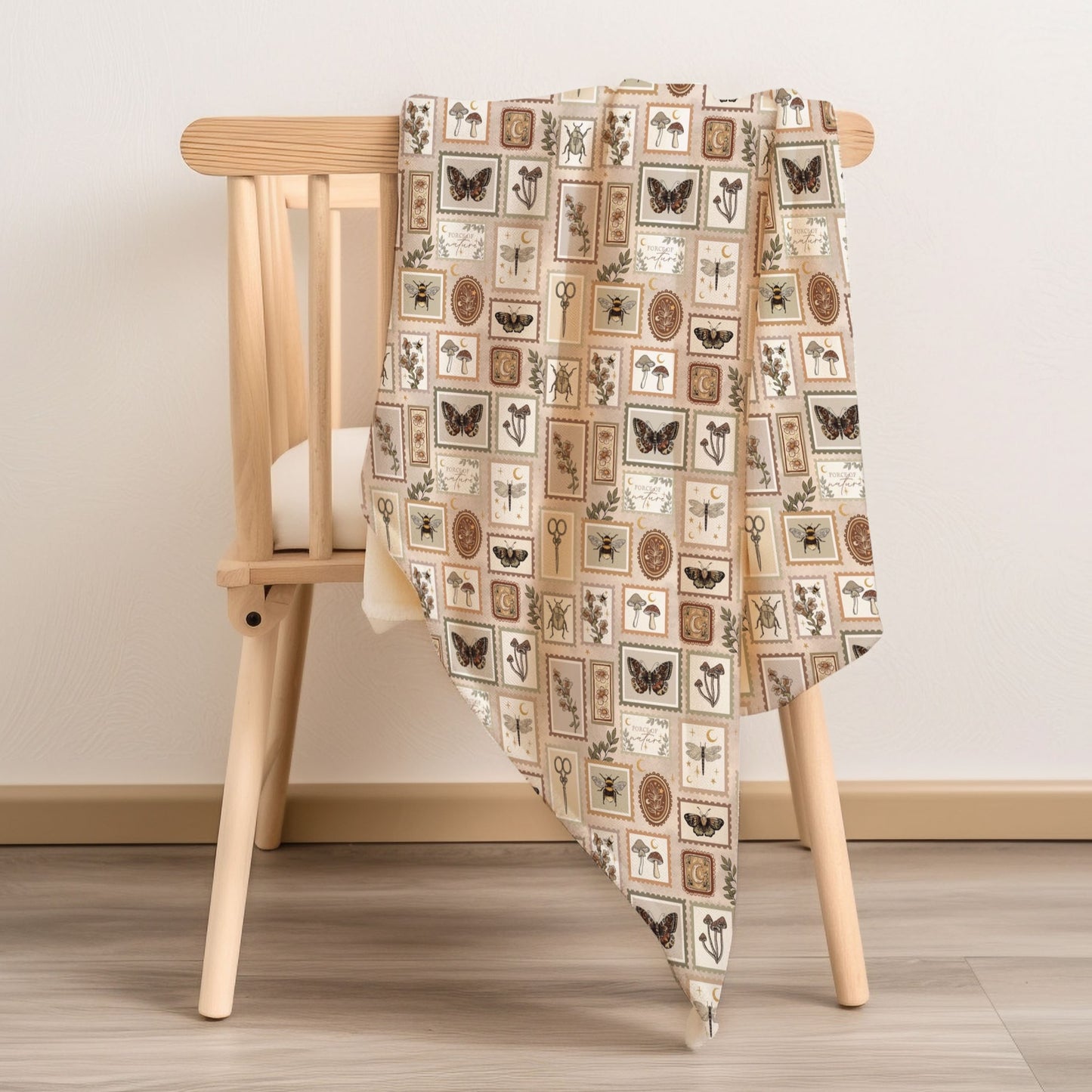 Botany Stamps Child & Baby Snuggle Blanket