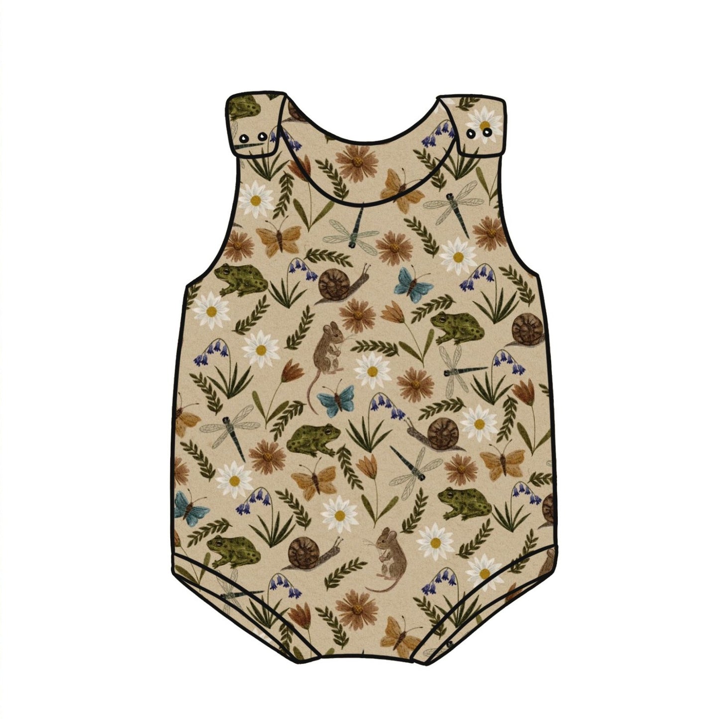 Busy Meadow Child & Baby Bloomer Romper