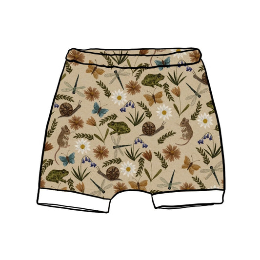 Busy Meadow Child & Baby Rolled Shorts