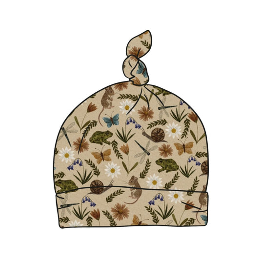 Busy Meadow Baby Knotted Hat