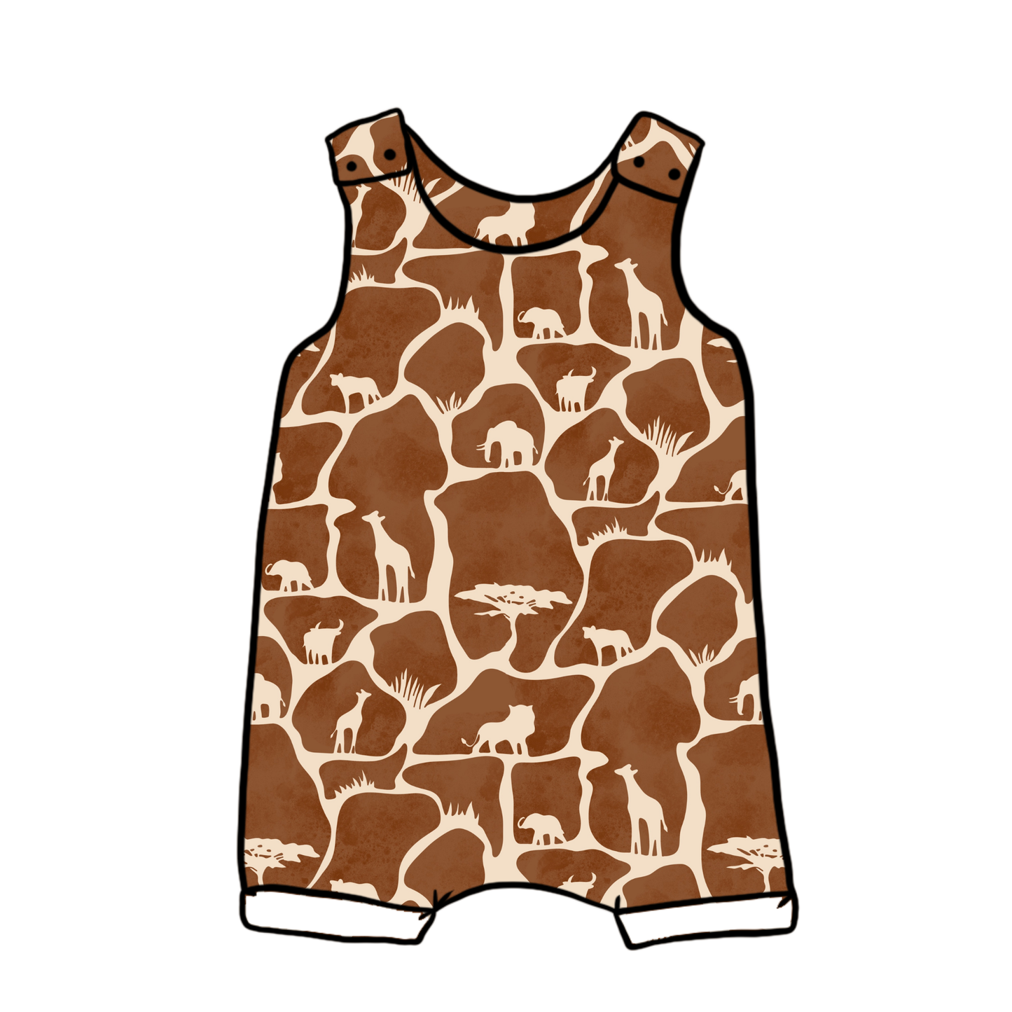 Wild Safari Child & Baby Short Romper