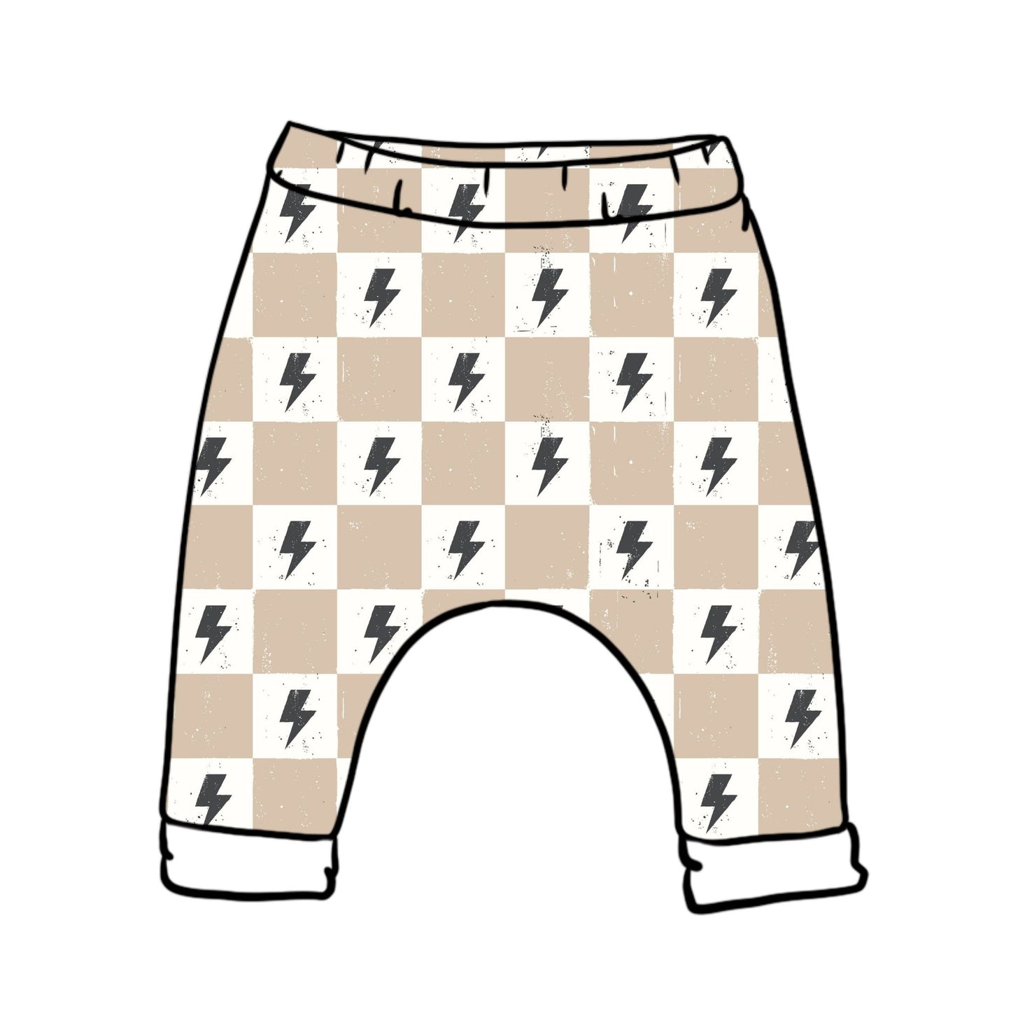 Lightning Chequers Baby & Child Harems