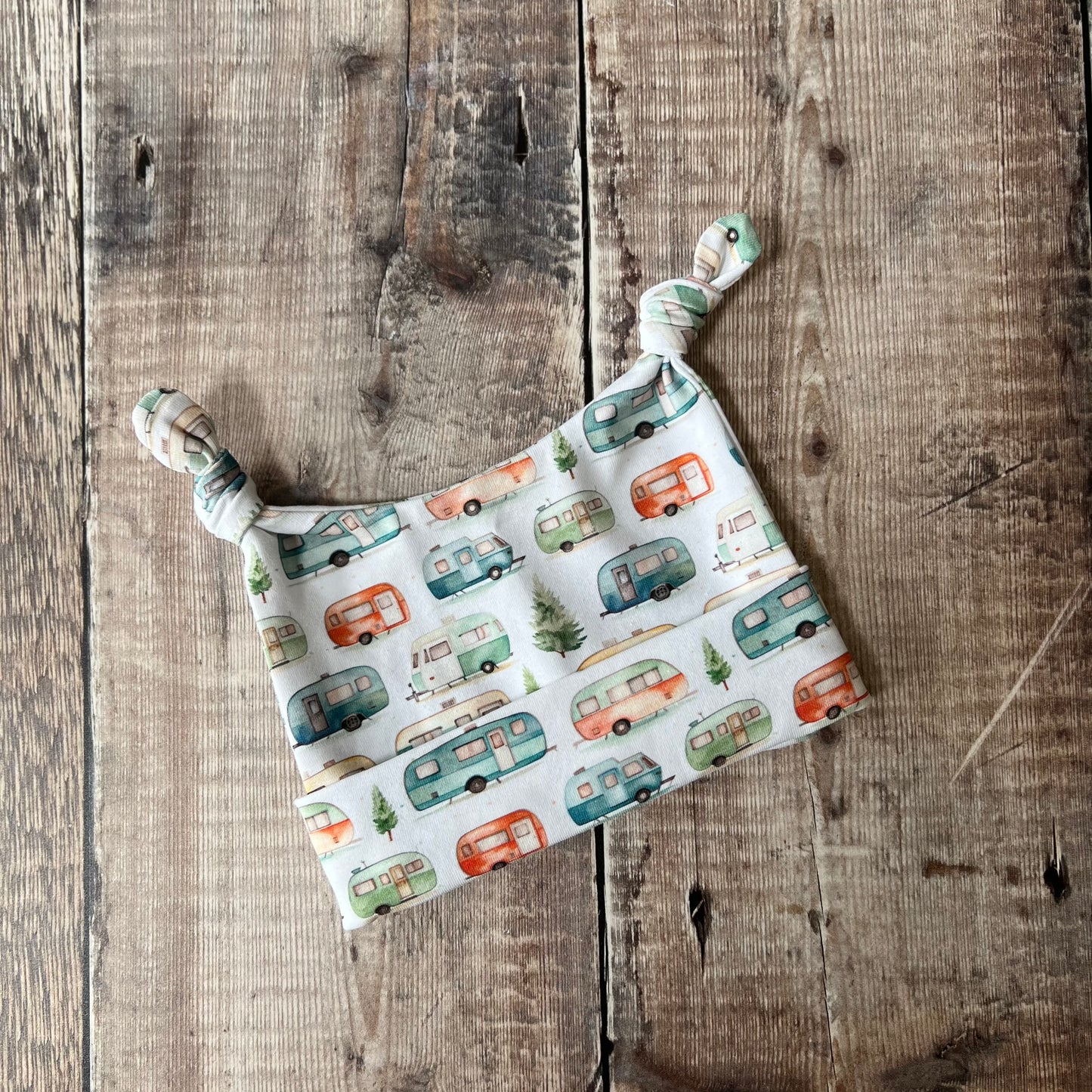 Camper Vans Double Knotted Hat - 3-6m