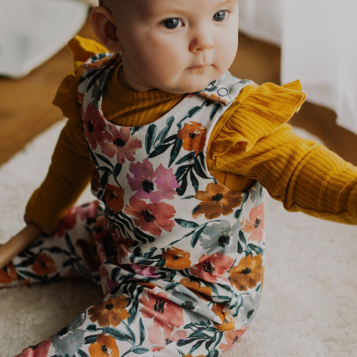 Sunny Blooms Romper