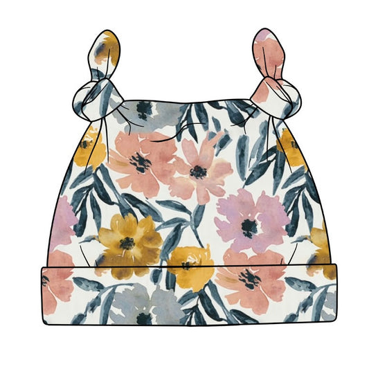 Sunny Blooms Knotted Hat