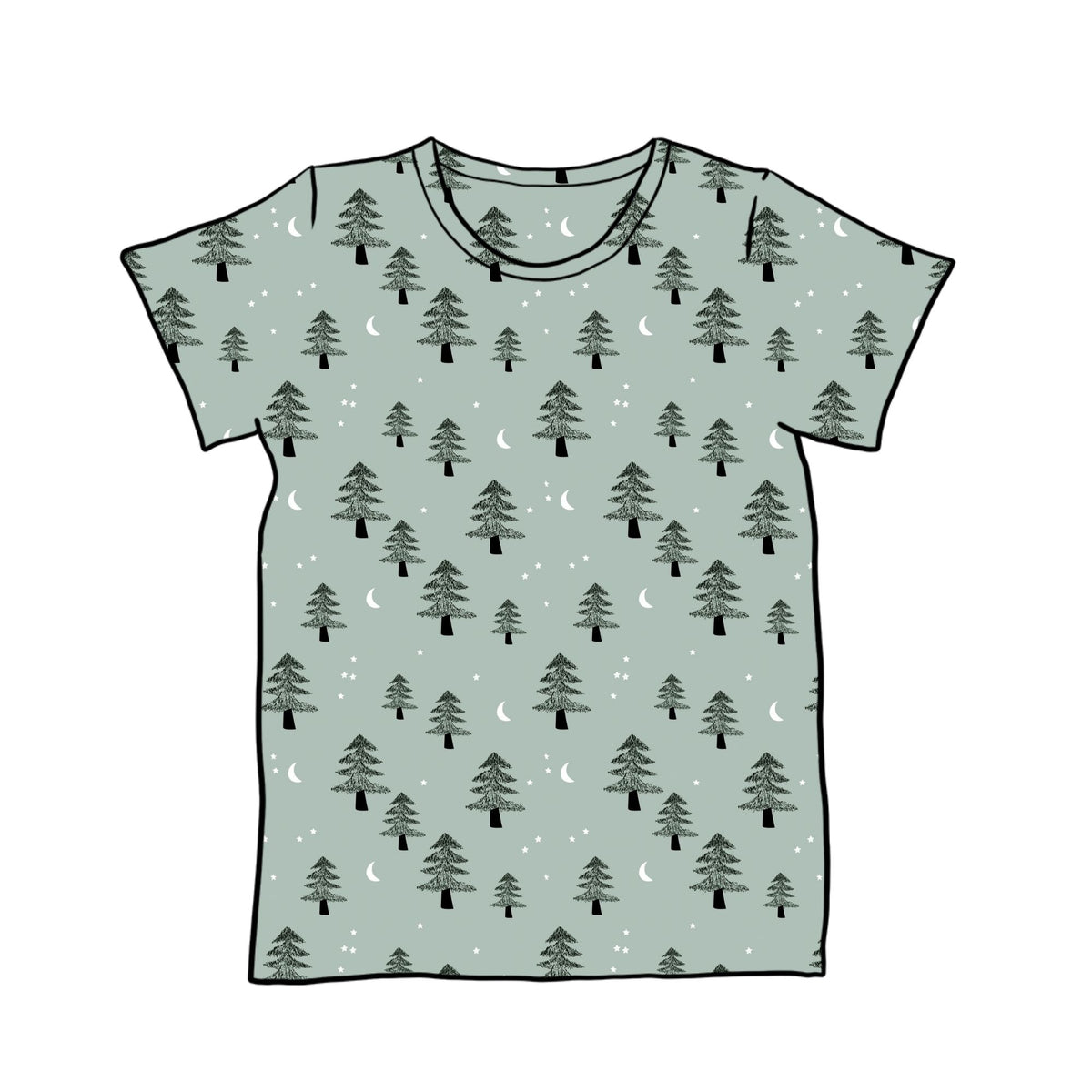Winter Forest Child & Baby T-Shirt - Short or Long Sleeve