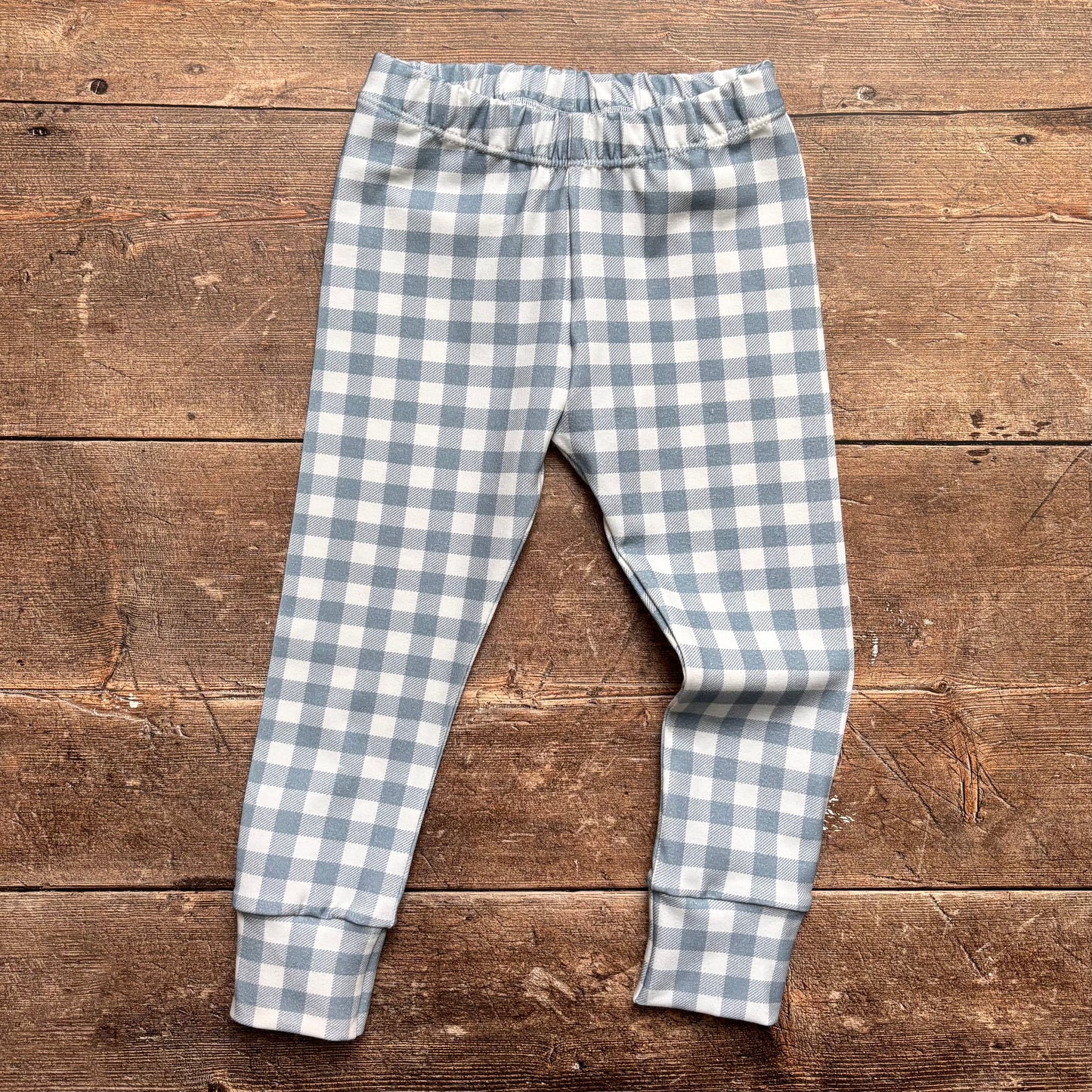 Denim Gingham Leggings 12-18m