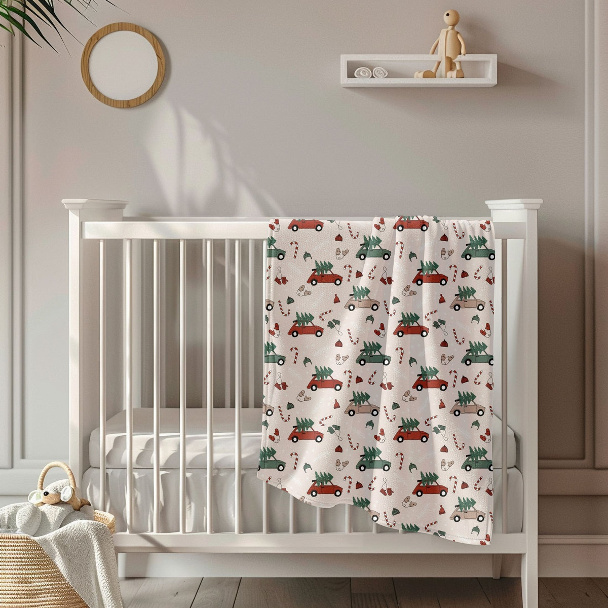 Picking the Tree Toddler & Child Sherpa Blanket