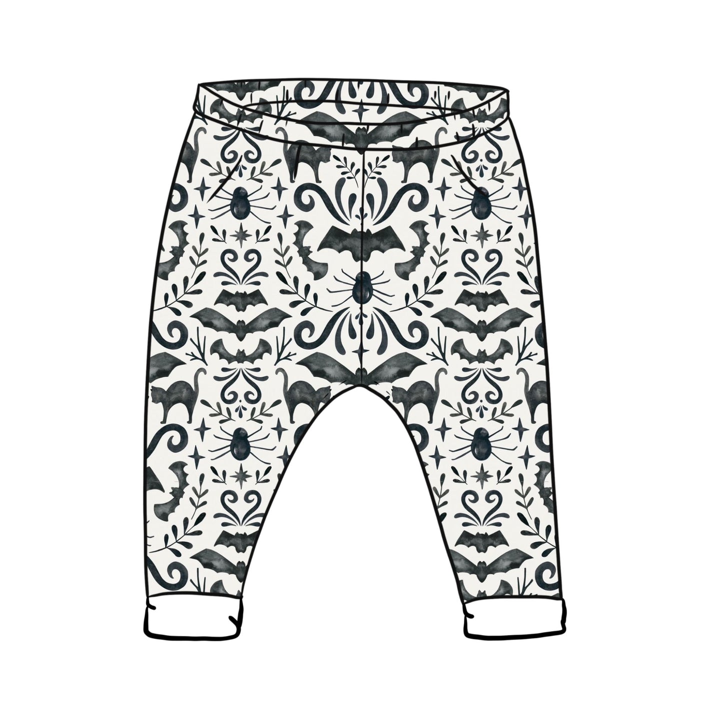 Monochrome Halloween Toddler & Child Leggings