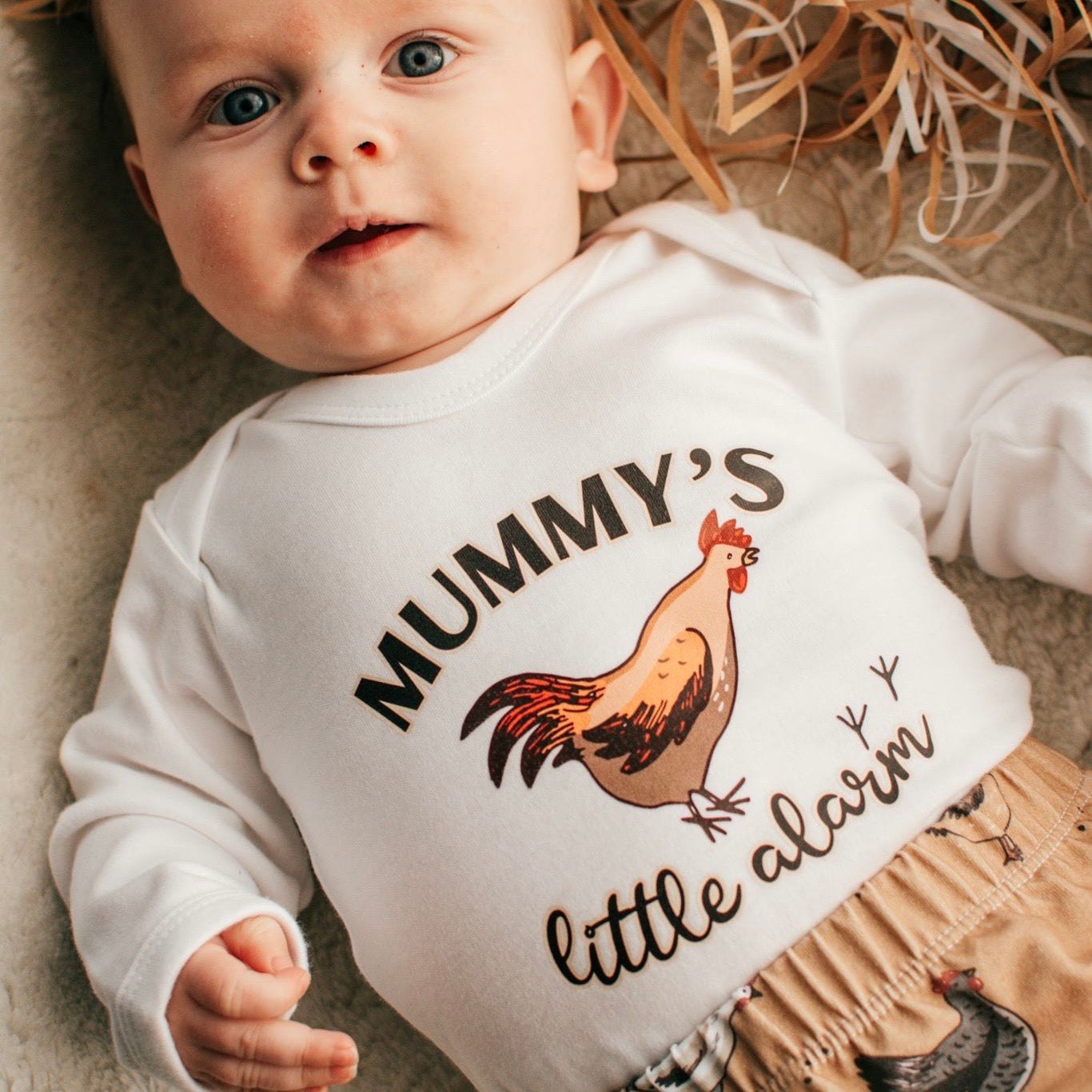 Mummy's Little Alarm Baby Bodysuit