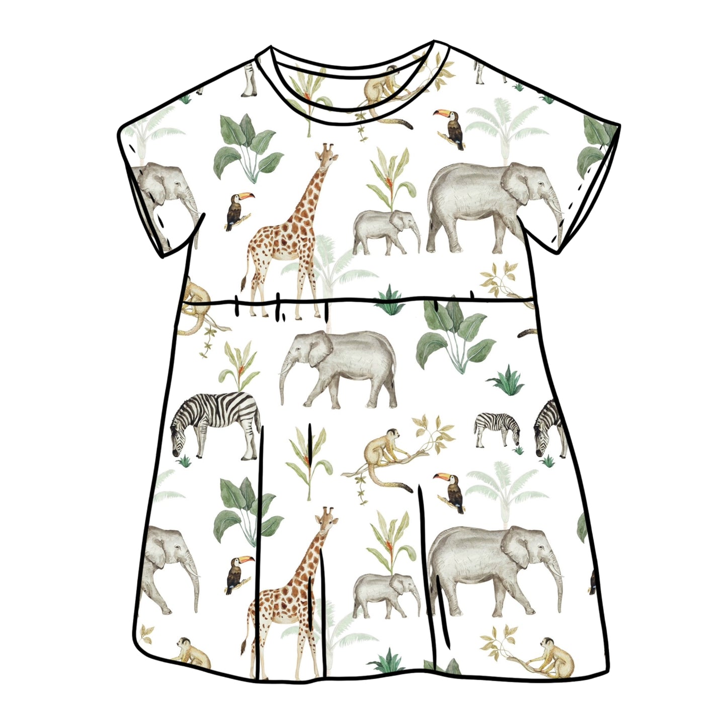 Safari Short Sleeve Dress