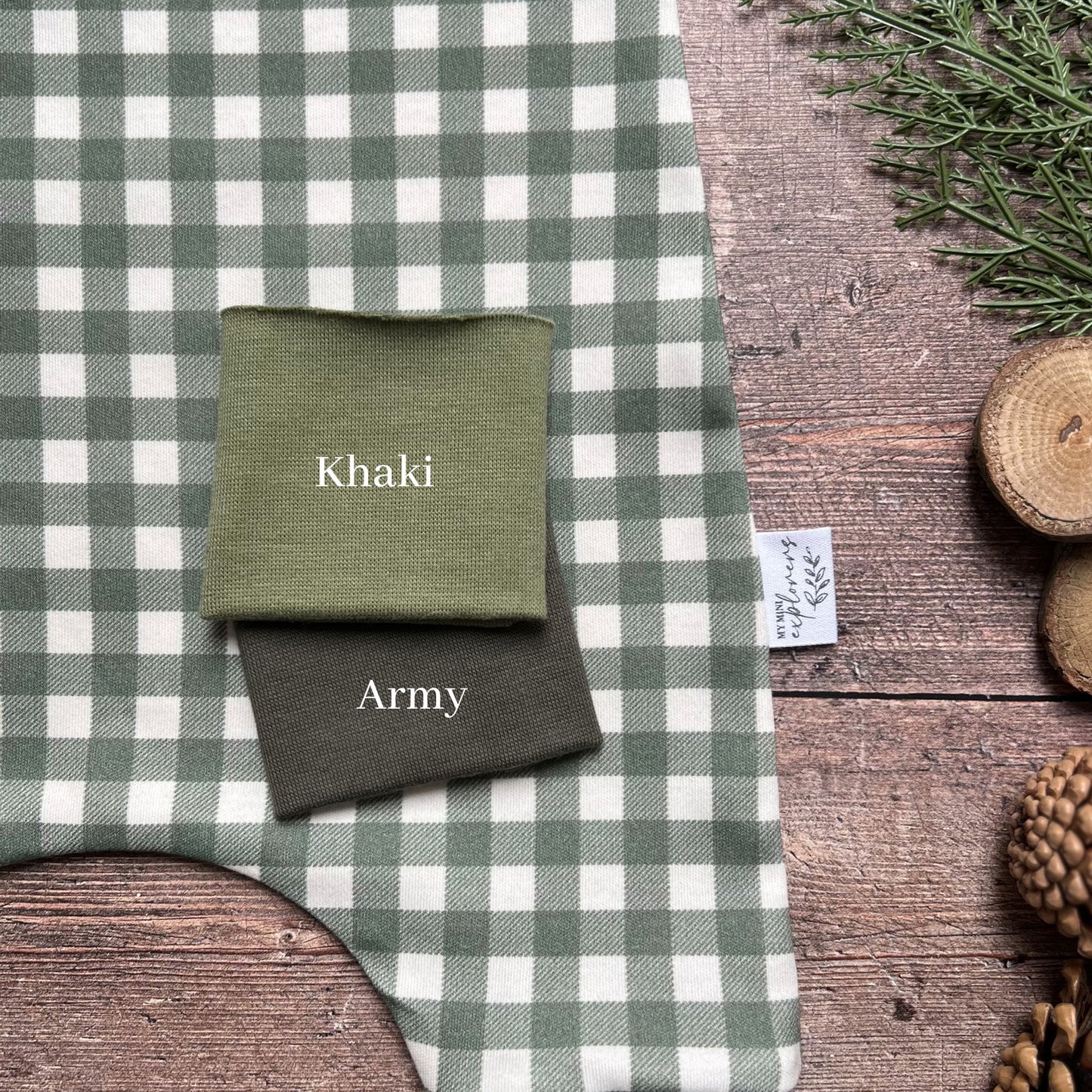 Forest Gingham Snood