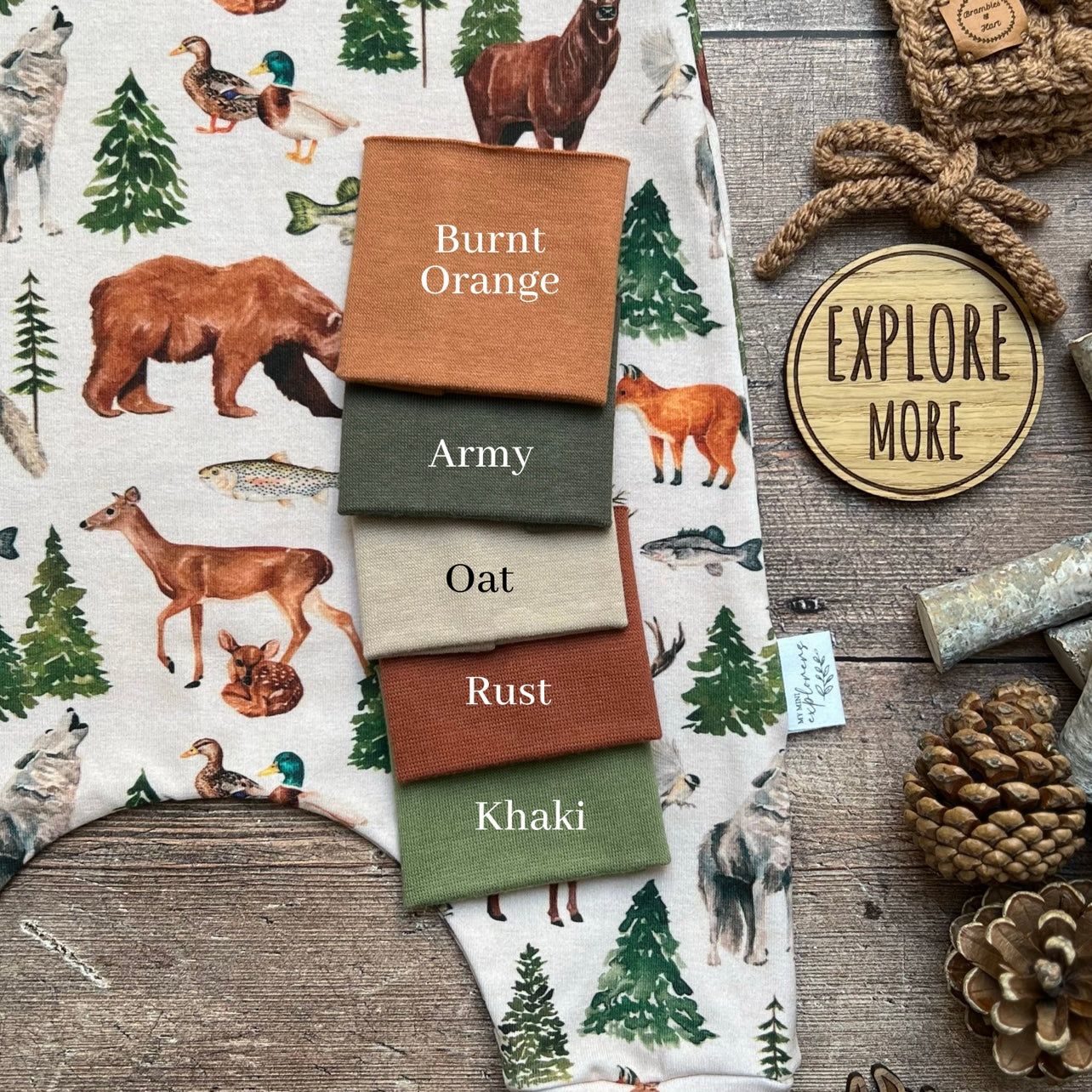 Wild Wood Animals Snood