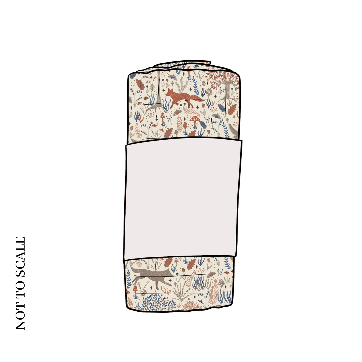 Autumn Forest Muslin Swaddle Blanket