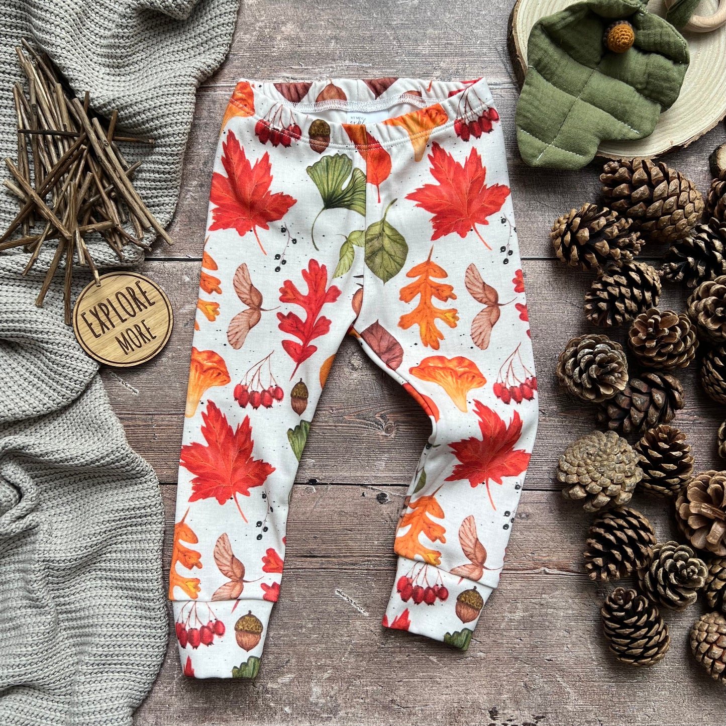 Autumn Leaves Leggings 6-9m
