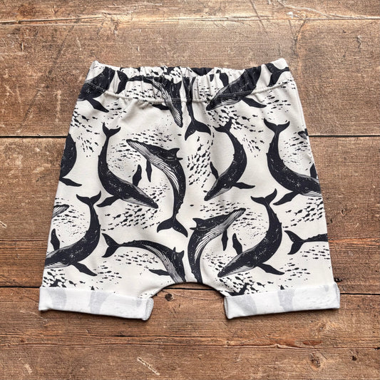 Whale Pod Rolled Shorts